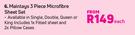 Mainstays 3 Piece Microfibre Sheet Set-Each