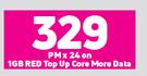 Vivo Y60 4G Smartphone-On 1GB Red Top Up Core More Data