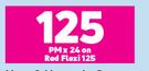 2 x Tecno Itel Vision 1 Pro LTE-On Red Flexi 125