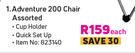 Ozark Trail Adventure 200 Chair Assorted-Each