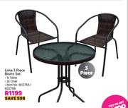 Lima 3 Piece Bistro Set