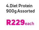 USN Diet Protein Assorted-900g Each