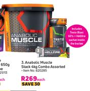 SSA Anabolic Muscle Stack Assorted-4kg Each