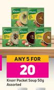 Knorr Packet Soup Assorted-For Any 5 x 50g