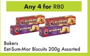 Bakers Eet-Sum-Mor Biscuits Assorted-For Any 4 x 200g