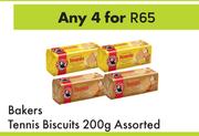 Bakers Tennis Biscuits Assorted-For Any 4 x 200g