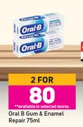 Oral B Gum & Enamel Repair-For 2 x 75ml