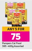 Pampers Cat Food Assorted-For Any 5 x 385/400g