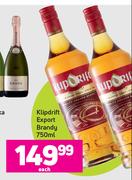 Klipdrift Export Brandy-750ml Each
