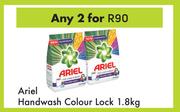 Ariel Handwash Colour Lock-For Any 2 x 1.8kg