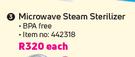 Snookums Microwave steam Sterilizer-Each