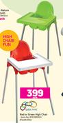 Baby Links Red Or Green High Chair-Each