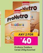 Pro Nutro Toddlers Cereal Assorted-For Any 2 x 250g
