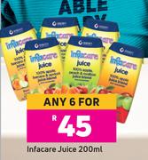 Infacare Juice-For Any 6 x 200ml