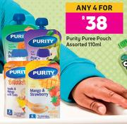 Purity Puree Pouch Assorted-For Any 4 x 110ml