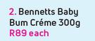 Bennetts Baby Bum Creme-300g Each