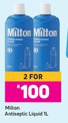 Milton Antiseptic Liquid-For 2 x 1Ltr