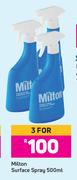 Milton Surface Spray-For 3 x 500ml