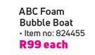ABC Foam Bubble Boat-Each