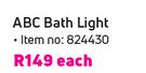 ABC Bath Light-Each