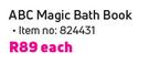 ABC Magic Bath Book-Each