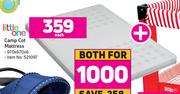 Little One Camp Cot Mattress-970 x 670 x 6 