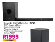 Hisense 2.1 Channel Soundbar HS212F