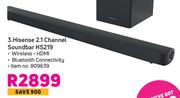 Hisense 2.1 Channel Soundbar HS219