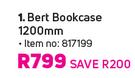 Bert Bookcase 1200mm