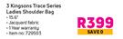 Kingsons Trace Series Ladies Shoulder Bag