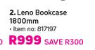 Leno Bookcase 1800mm