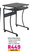 Oxford Desk Black