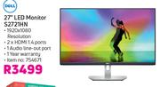 Dell 27" LED Monitor S2721HN