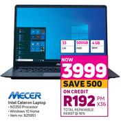 Mecer Inter Celeron Laptop