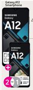 2 x Samsung Galaxy A12 Smartphone-On 2GB Red Core More Data + On Promo 65