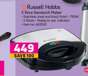 Russell Hobbs 2 Slice Sandwich Maker