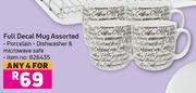 Full Decal Mug Assorted-For Any 4