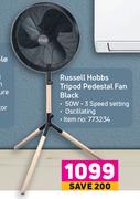 Russell Hobbs Tripod Pedestal Fan (Black)