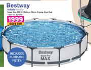 Bestway Steel pro Max 3.66m x 76cm Frame Pool Set