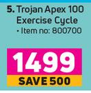 Trojan Apex 100 Exercise Cycle