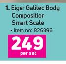 Eiger Galileo Body Composition Smart Scale-Per Set
