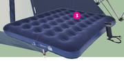 Campmaster Flocked Double Airbed & Pump