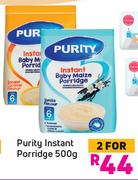 Purity Instant Porridge-For 2 x 500g