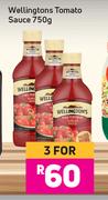 Wellington Tomato Sauce-For 3 x 750g