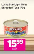 Lucky Star Light Meat Shredded Tuna-170g Each