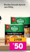 Rhodes Smooth Apricot Jam-For 2 x 900g