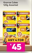 Knorrox Cubes Assorted-For Any 4 x 120g