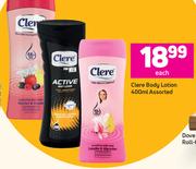 Clere Body Lotion Assorted-400ml Each