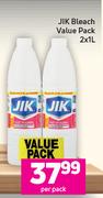 Jik Bleach Value Pack-2 x 1L Per Pack