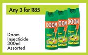 Doom Insecticide Assorted-For 3 x 300ml